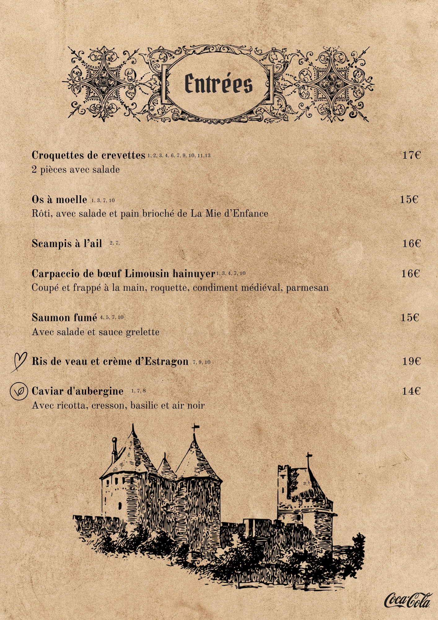 Menu page 2